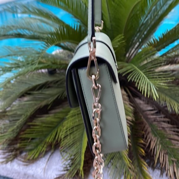 Michael Kors Carmen Medium Monogram Flap Crossbody Convertible Shoulder Bag - Picture 5 of 16